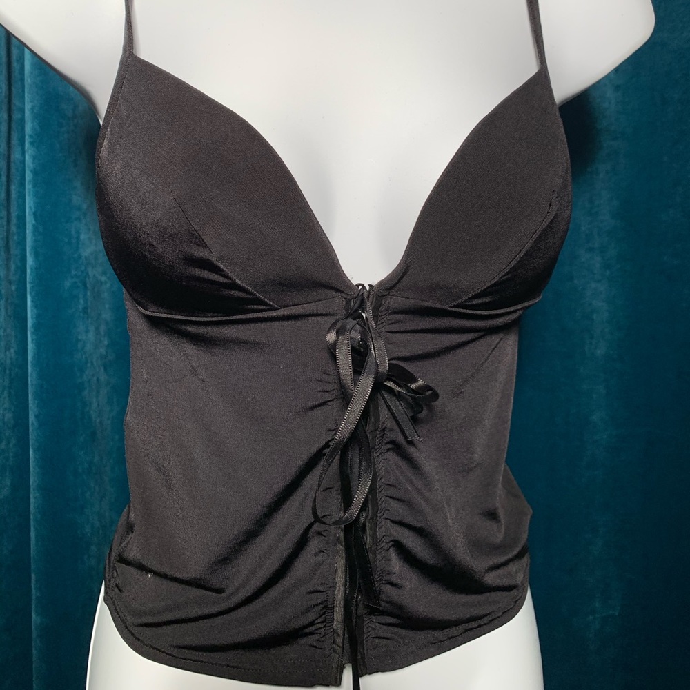 Black Wonderbra cami